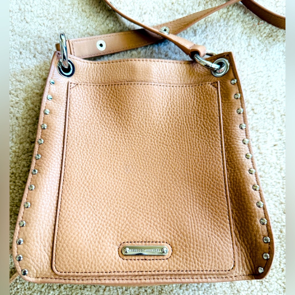 Rebecca Minkoff Women's Darren Shoulder Bag Versatile Small Leather Purse Taupe